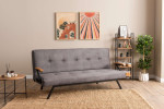Sofa Asir Zven, pilka – moderni sofa-lova su miegama funkcija