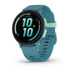 „Garmin Bounce 2“ – turkio spalvos vaikiškas laikrodis su GPS, Wi-Fi ir LTE ryšiu.