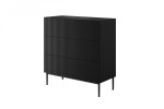 Komoda Bogart Nicole, juoda