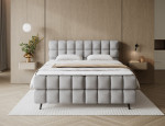 Kontinentinė lova Eltap Sabeno Royal 04, 180x200 cm, pilka