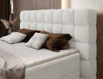 Kontinentinė lova Eltap Camma Royal 01, 180x200 cm, balta