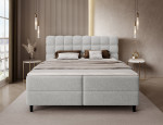 Kontinentinė lova Eltap Camma Royal 04, 180x200 cm, pilka