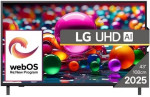 Televizorius - LG TV 43UA74003LB (LG, 43-colių LCD, 1050 x 135 x 650 mm)