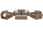 Lauko baldų komplektas Umbria, Beige / Taupe Melange