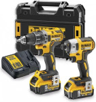 Įrankių rinkinys DeWalt DCK268P2T (DCD791 + DCF887) 18 V 2x5,0 Ah akum.