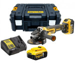 Kampinis šlifuoklis DeWalt DCG405P2 18 V 2x5,0 Ah akum.