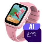 Garett Kids Vibe AI 4G išmanusis laikrodis rožinis