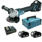 Akumuliatorinis kampinis šlifuoklis Makita 125mm 18V (DGA504RTJ)