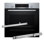 Bosch HBA514BS3 oven + Bosch HEZ538000