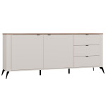 Komoda Top E shop Cordoba 2D3S, smėlio spalvos