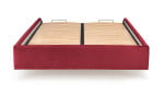 Lovos rėmas su patalynės dėže Modulo, Corps 160 Monolith 59, 160x200 cm, bordo