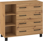 Komoda Meblocross 4SP, ruda