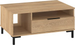 Kavos staliukas Meblocross Fresh FRE-05, šviesaus ąžuolo spalvos