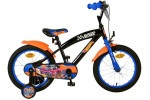 Vaikiškas dviratis Hot Wheels 16", juodas
