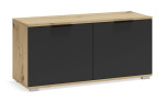 CLIF ST-100 batų spintelė, artisan oak / antracitas – Halmar