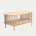 Homla LEMN Kietmedžio kavos staliukas, Rudas, 100×48×45 cm