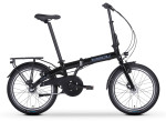 Dviratis Tabou Fold Urban black-silver