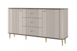 Komoda Bogart Vesper 160, smėlio spalvos/ruda