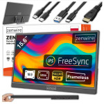 Nešiojamas USB-C Full HD 1920x1080 IPS HDR HDMI monitorius 15,6 colių nešiojamiems kompiuteriams Zenwire M9P
