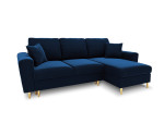 Minkštas kampas su miegojimo funkcija Micadoni Home Kyoto, Royal Blue
