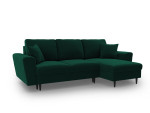 Minkštas kampas su miegojimo funkcija Micadoni Home Kyoto, Bottle Green