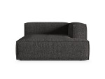 Modulinė sofa Micadoni Home MIC_CHR_L_260_F1_Nuria3, tamsiai pilka