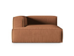 Modulinė sofa Micadoni Home Mic_CHL_L_88_F1_Nuria4, ruda