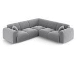 L formos minkštas kampas Micadoni Home Nolio, Light Grey