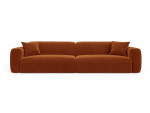 Keturvietė sofa Micadoni Strino, Terracotta