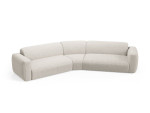 U formos minkštas kampas Micadoni Home Strino, Beige