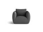 Fotelis krėslas Micadoni Iga, Dark Grey