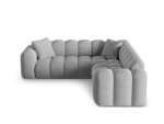 L formos minkštas kampas Micadoni Home Treno, Light Grey
