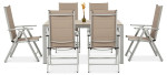 Lauko baldų komplektas SYDNEY, Silver/Taupe