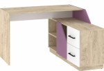Rašomasis stalas Pax Pax-03, rudas/violetinis