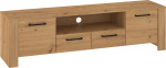 TV staliukas Meblocross Slide Sli-11 2D2S, rudas