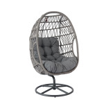 Sodo supynės Home4You CASSIA pilkos poliesterio, 85x85x151 cm