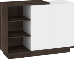 Hybrid HYB-05 Komoda 2D – Oak Grange / Balta aukšto blizgumo