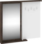 Hybrid HYB-26 sieninė drabužių kabykla – L formos su Oak Grange apdaila