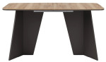 Furneo MONZA ąžuolo Halifax išskleidžiamas valgomojo stalas 156–206 cm