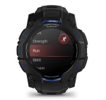 Instinct 3 – 50 mm AMOLED Supernova collection Black with black/bolt blue silicone band