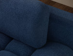 Guavio tamsiai mėlyna sofa-lova – modernus komfortas kompaktiškame dizaine