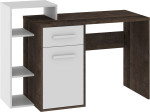 Rio RIO-03 kairės pusės rašomasis stalas, Oak Grange/White – praktiška darbo vieta su stalčiais