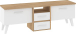 Nordis NOR-14 TV stovas 3D, ąžuolas Cremona / balta