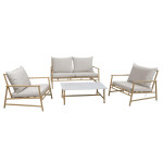 Lauko baldų komplektas Lardos, beige