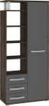 Spinta Meblocross Angel ANG-01, MDF lentynos, ruda