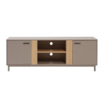 TV staliukas Home4You CLEO Modern Metal Taupe