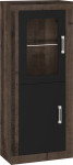 Vitrina Meblocross Verin VRN-16, ruda/juoda