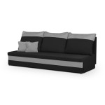 Sofa-lova GUSTAV 3-vietė 140x190 cm miegamoji dalis, patalynės dėžė, modernus dizainas
