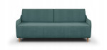 Sofa-lova BEST 3-vietė mėtų spalvos modernus gobelenas miegamoji funkcija