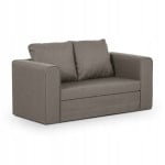 Sofa-lova 112x190 cm miegamoji dalis, ruda, modernus dizainas